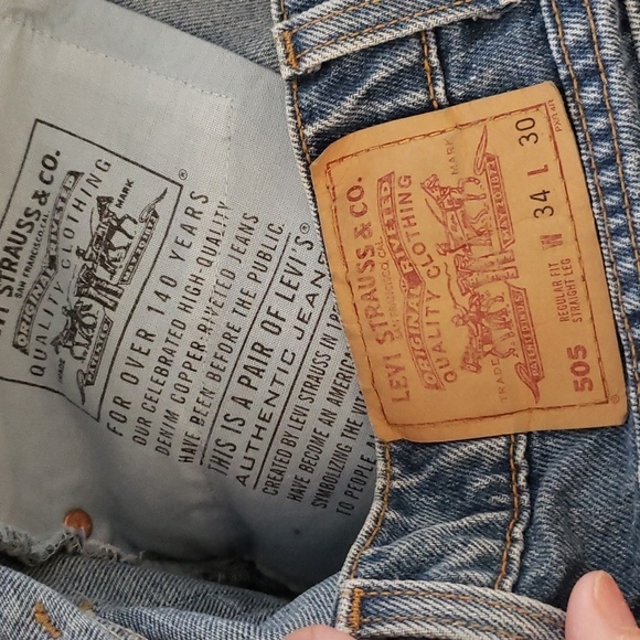 Levi’s® Men's 505™ Straight Regular Fit Jeans - Picture 7 of 9